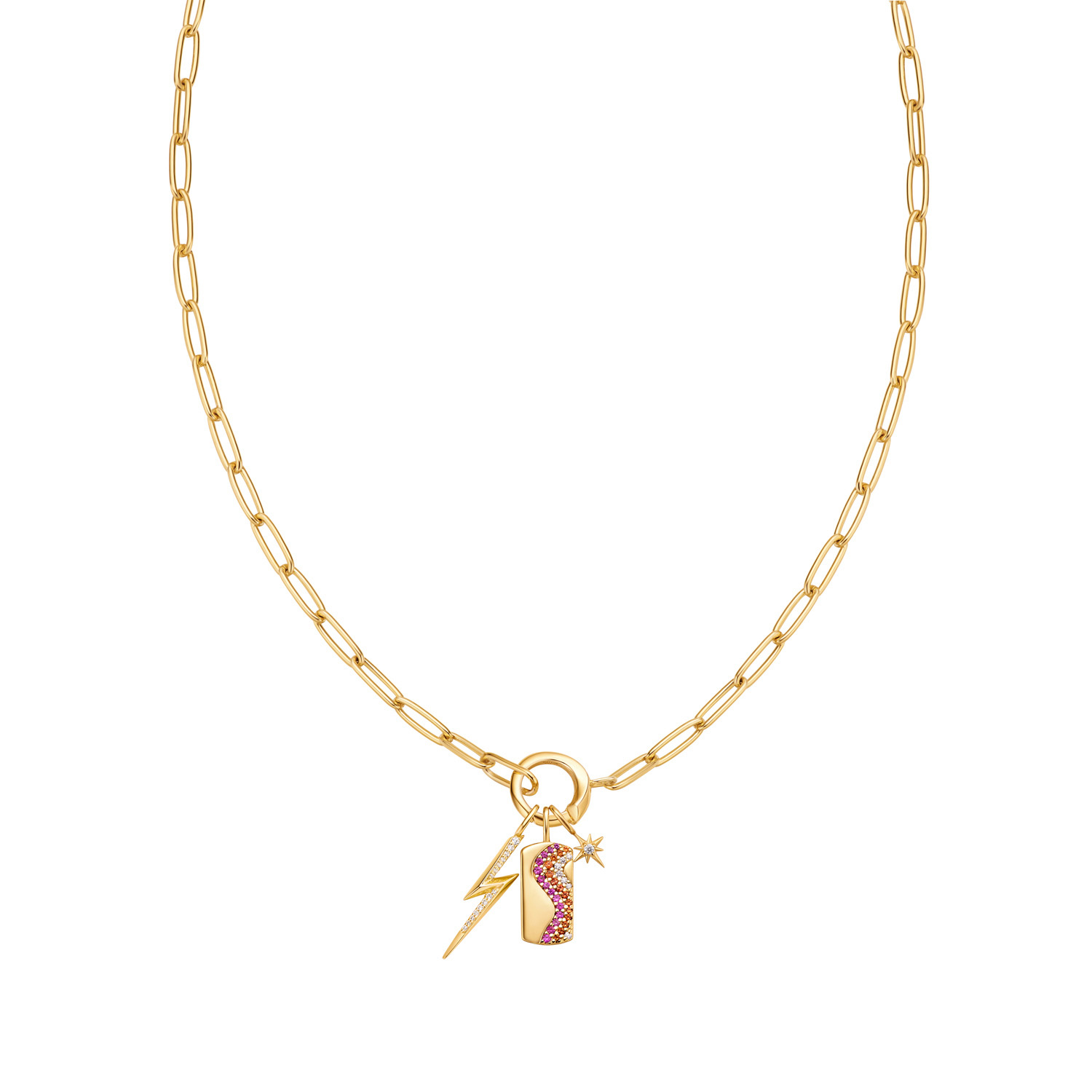 Link Bedel Chain Ketting - Gold plated-2