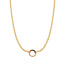 Jasseron schakelketting goudverguld