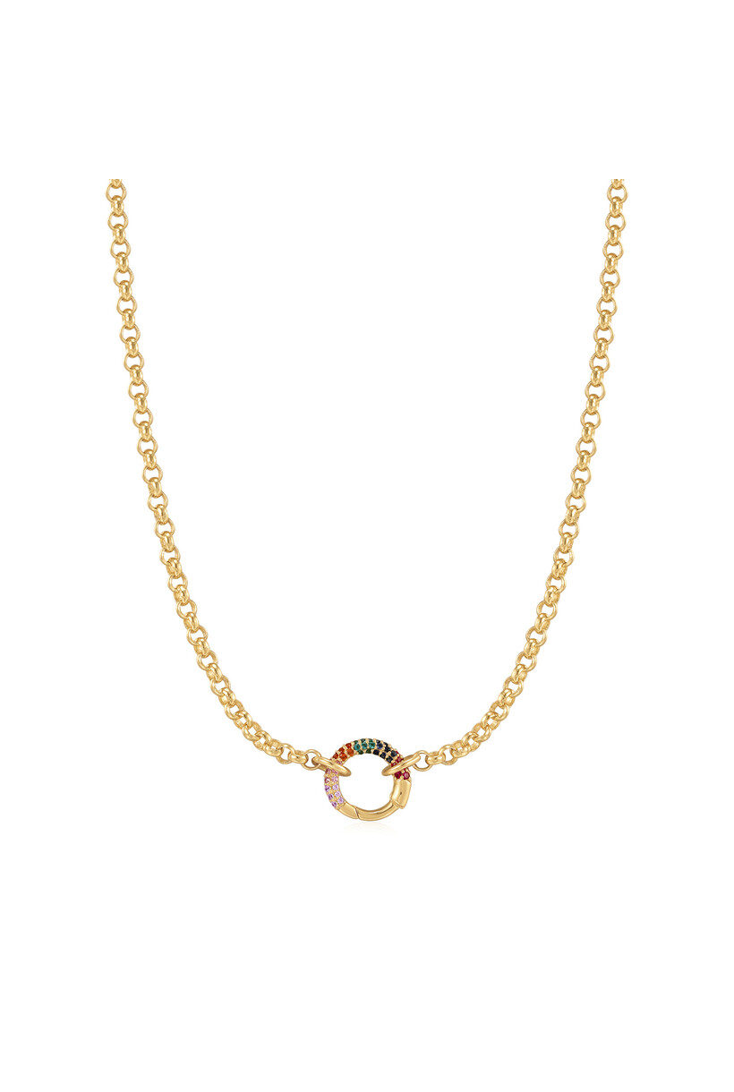 Chain Rainbow Connector Necklace