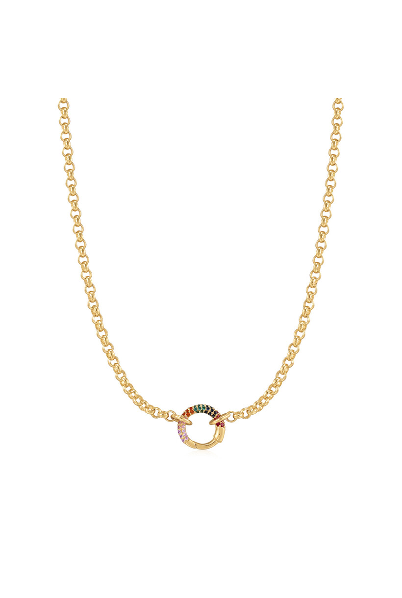 Jasseron schakelketting goudverguld