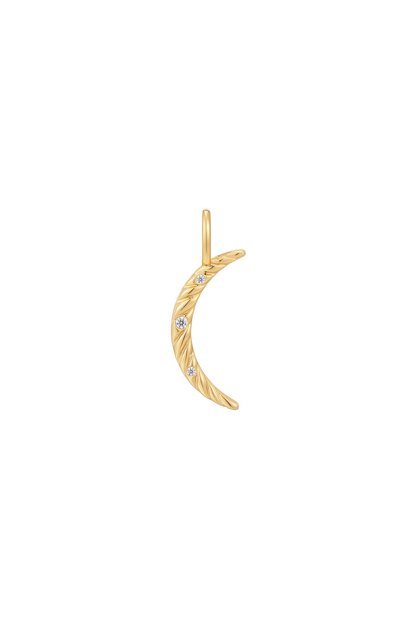 Maan bedel goudverguld 1,7 cm
