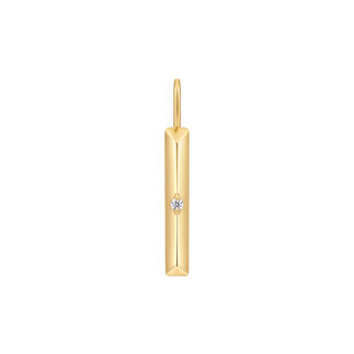Bedel goudverguld 1,7 cm