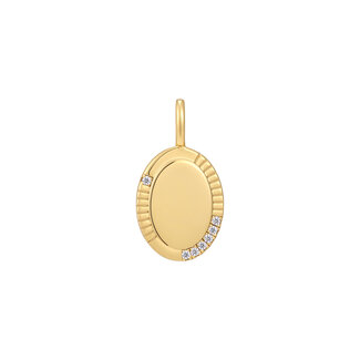Bedel goudverguld 1,3 cm