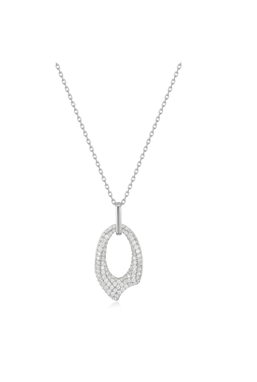 verstelbare schakelketting zilver 45 cm