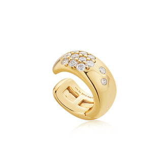 Ear cuff goudverguld 9 mm
