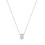 Zilveren anker schakelketting met zirkonia steentjes 53 cm