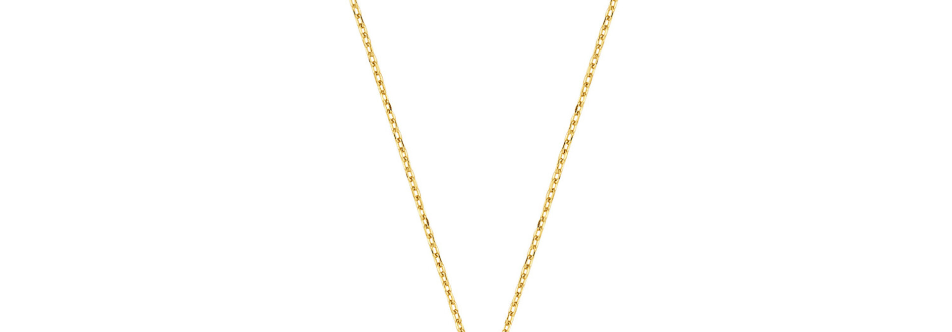 Gold Geometric Point Ketting - Gold Plated