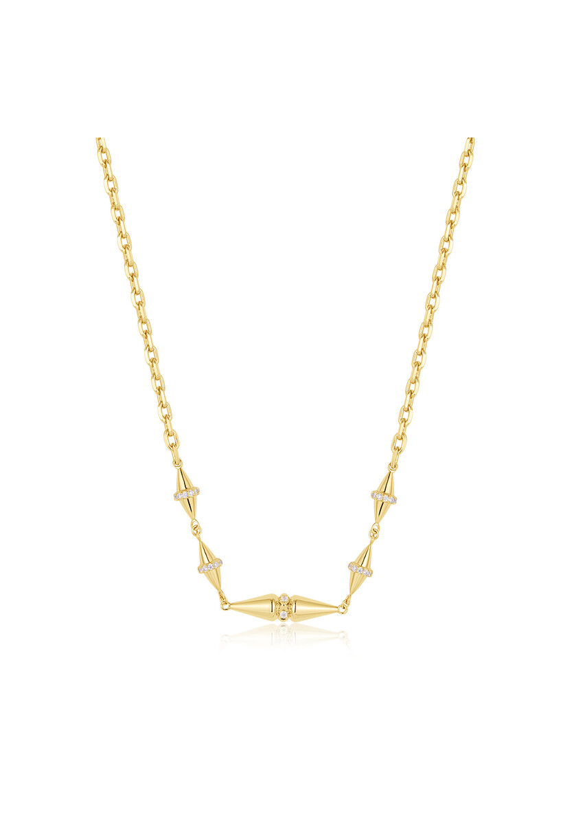 Gold Geometric Chain Necklace