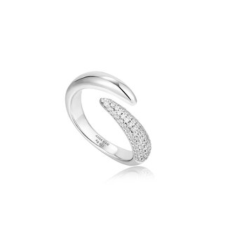 Minimalistische ring zilver one-size
