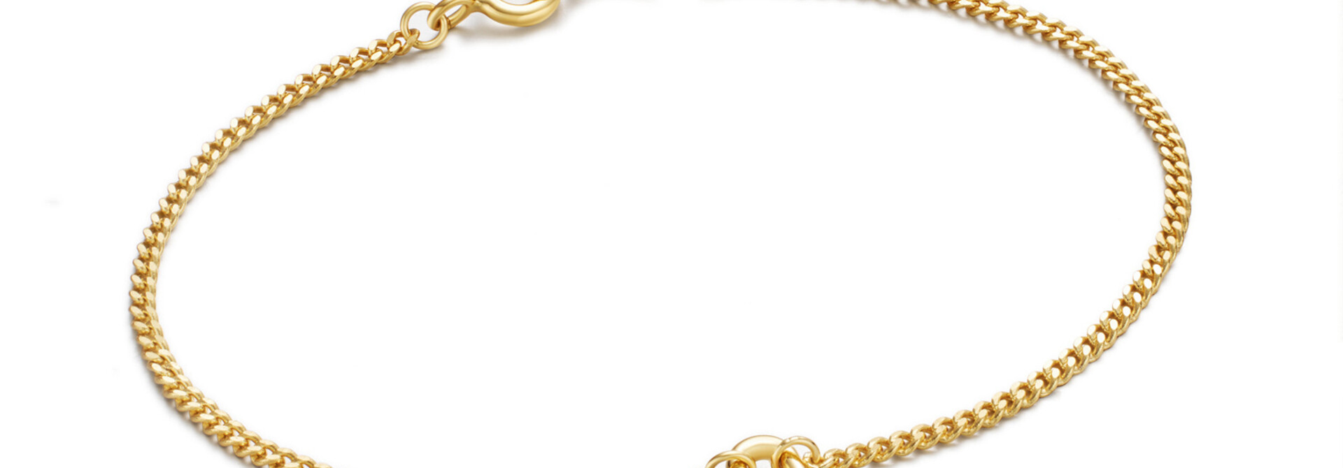 Gold Pearl Padlock Armband - Gold Plated