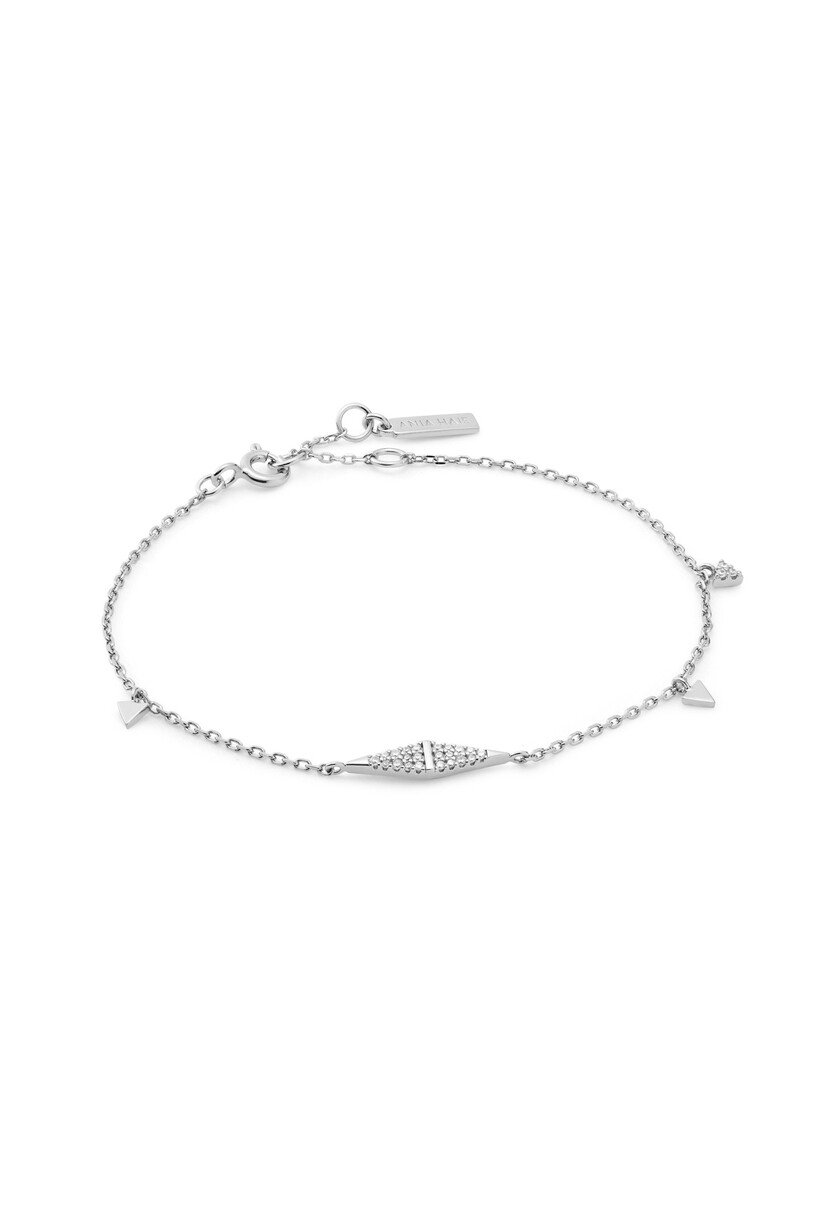 Anker schakelarmband zilver 18,5 cm
