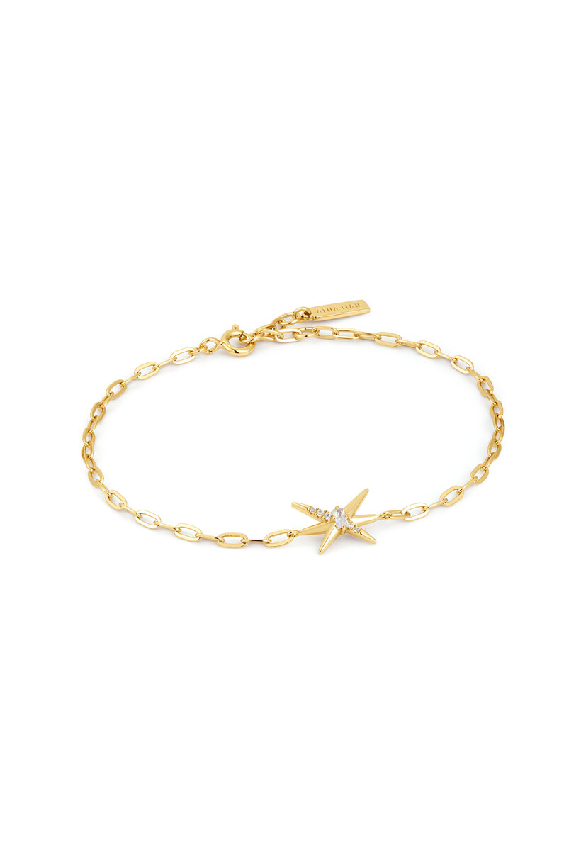 Gold Spike Chain Bracelet