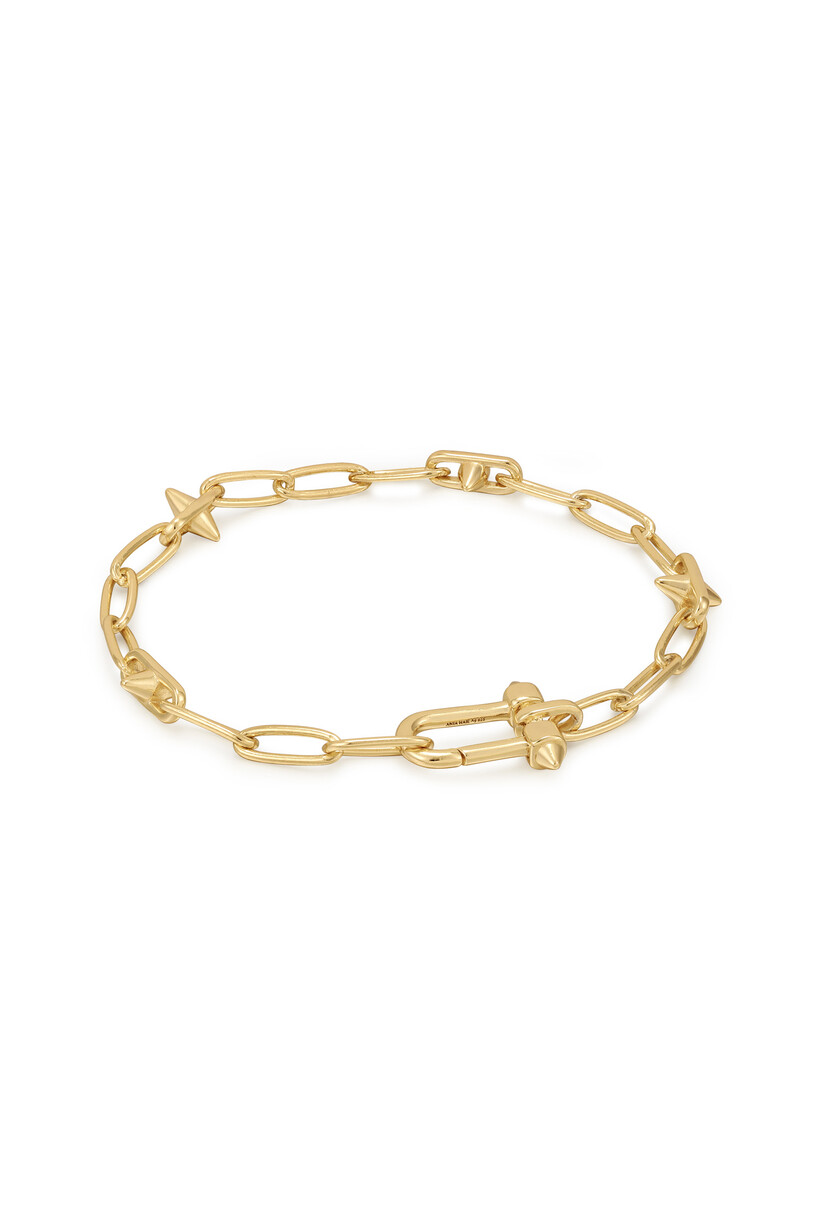 Stud Link Charm Bracelet