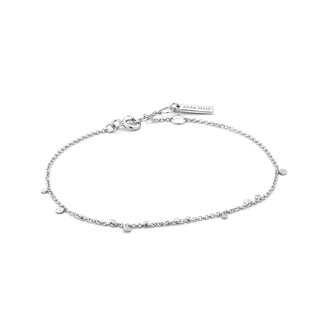 Jasseron schakelarmband zilver 18,5 cm