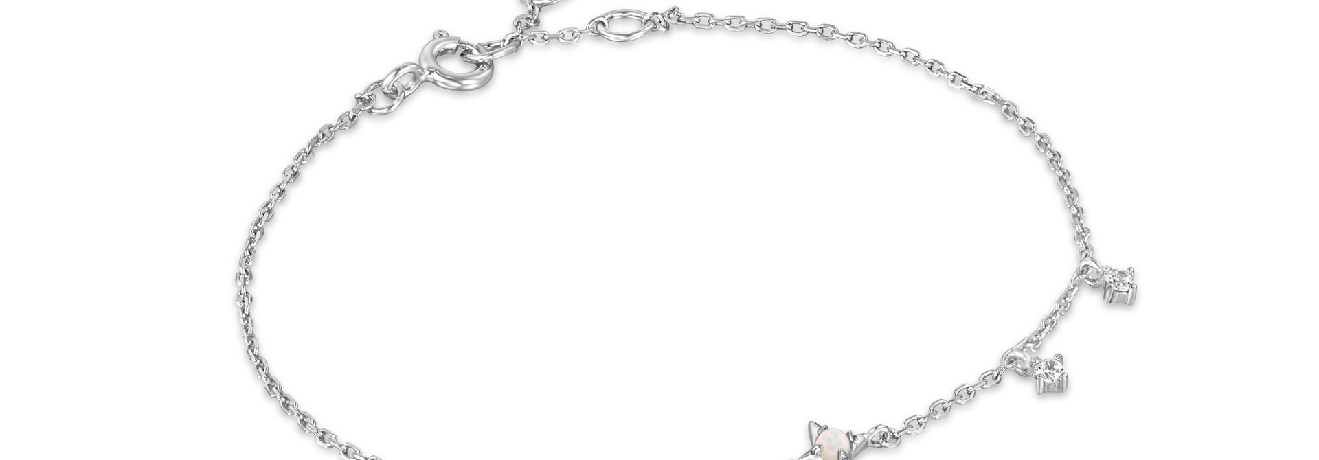 Star Kyoto Opal Armband - Zilver