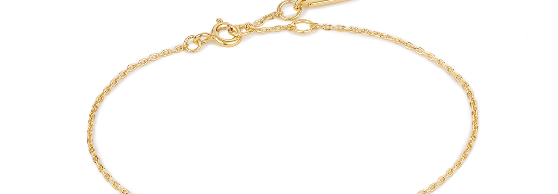 Wave Link Armband - Gold plated