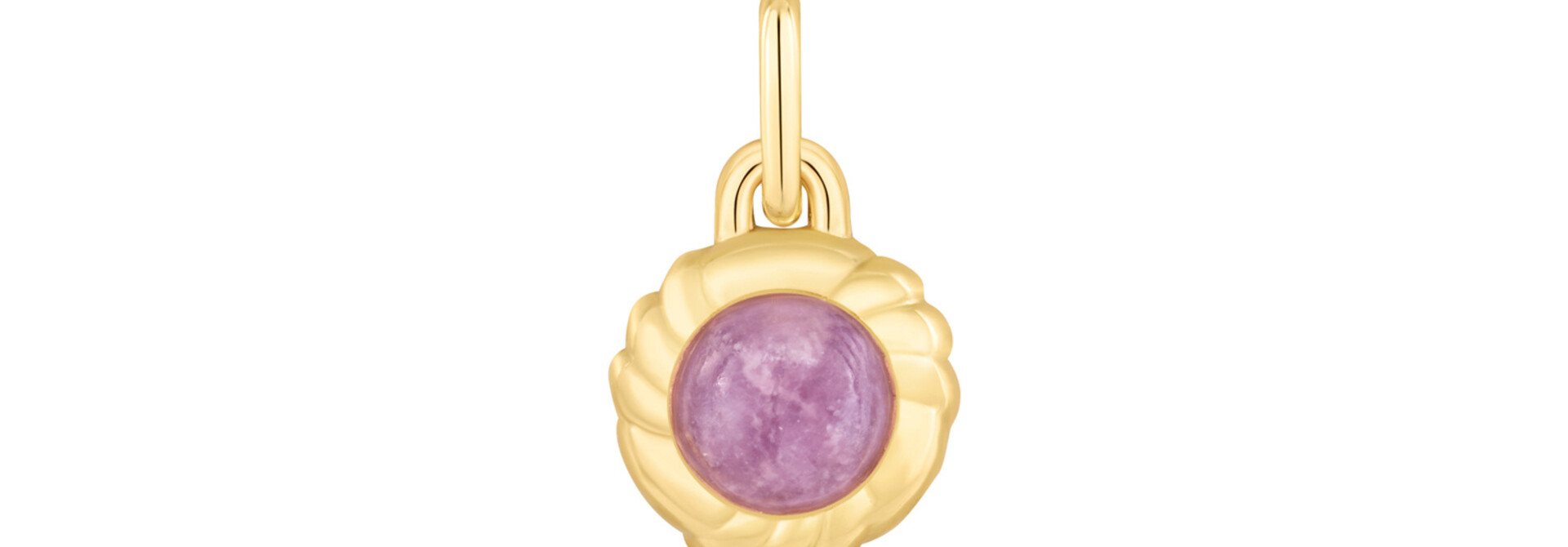 Marble Charm - Gold Plated