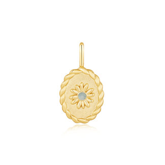 Twist bedel goudverguld 2,2 cm