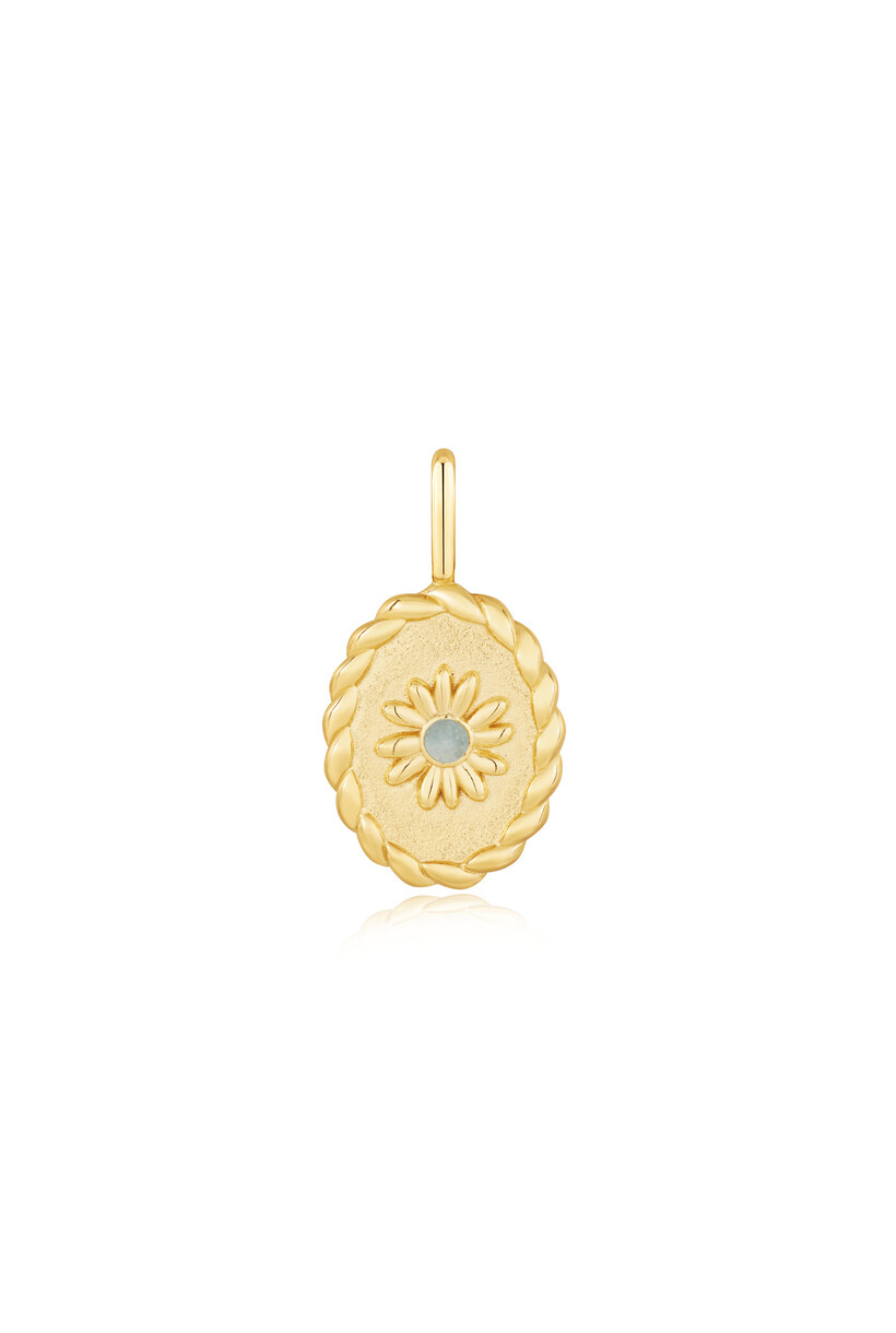 Twist bedel goudverguld 2,2 cm
