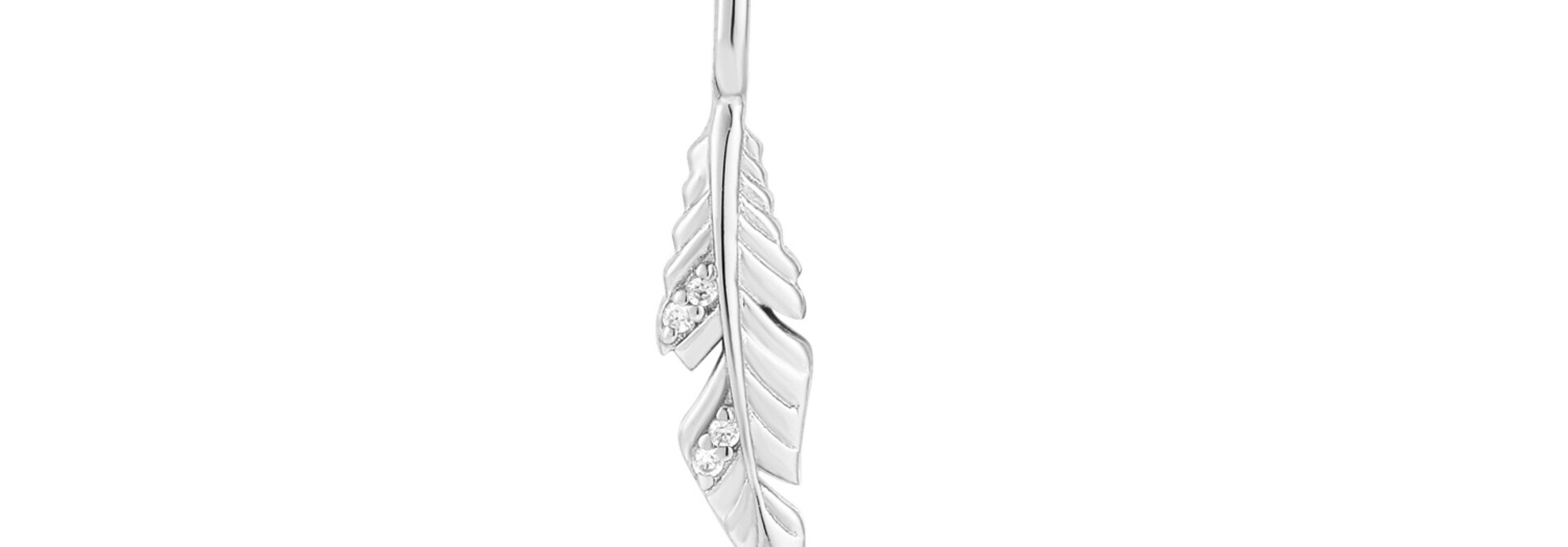 Feather Charm - Zilver