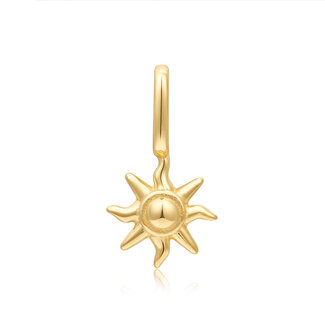 Zon bedel goudverguld 1 cm