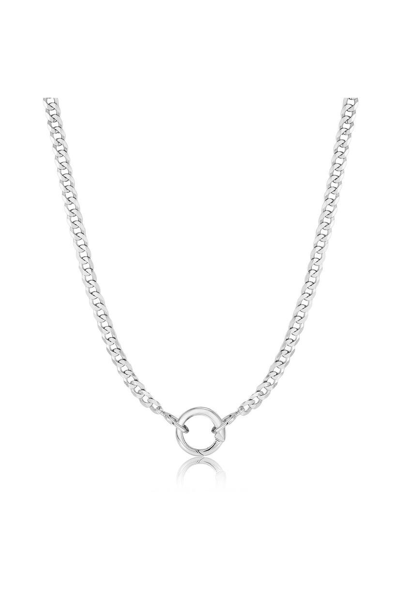 Dike schakelketting zilver 46 cm