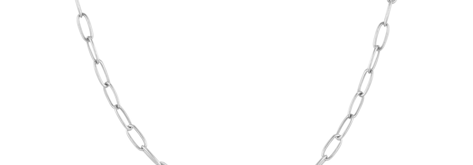 Link Bedel Chain Ketting - Zilver