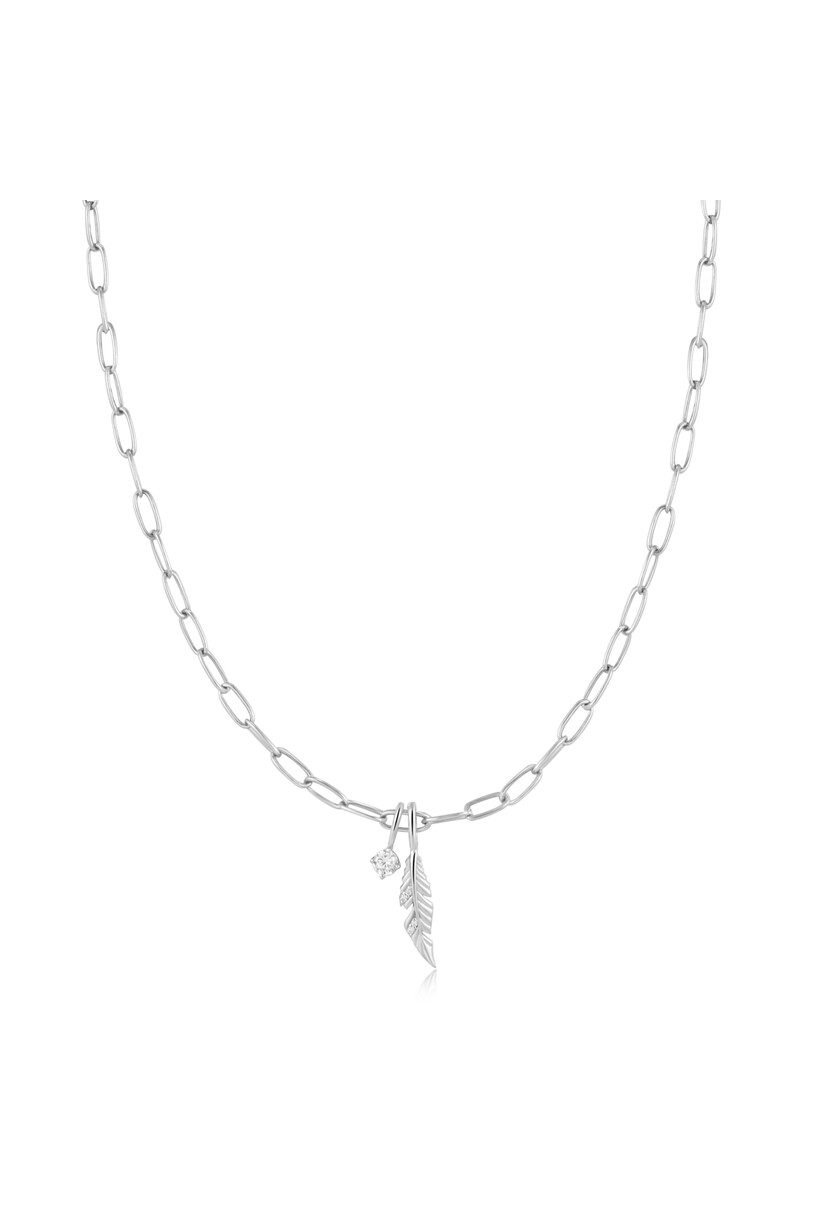 Anker schakelketting zilver