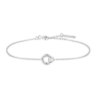 Anker schakelarmband zilver 18,5 cm
