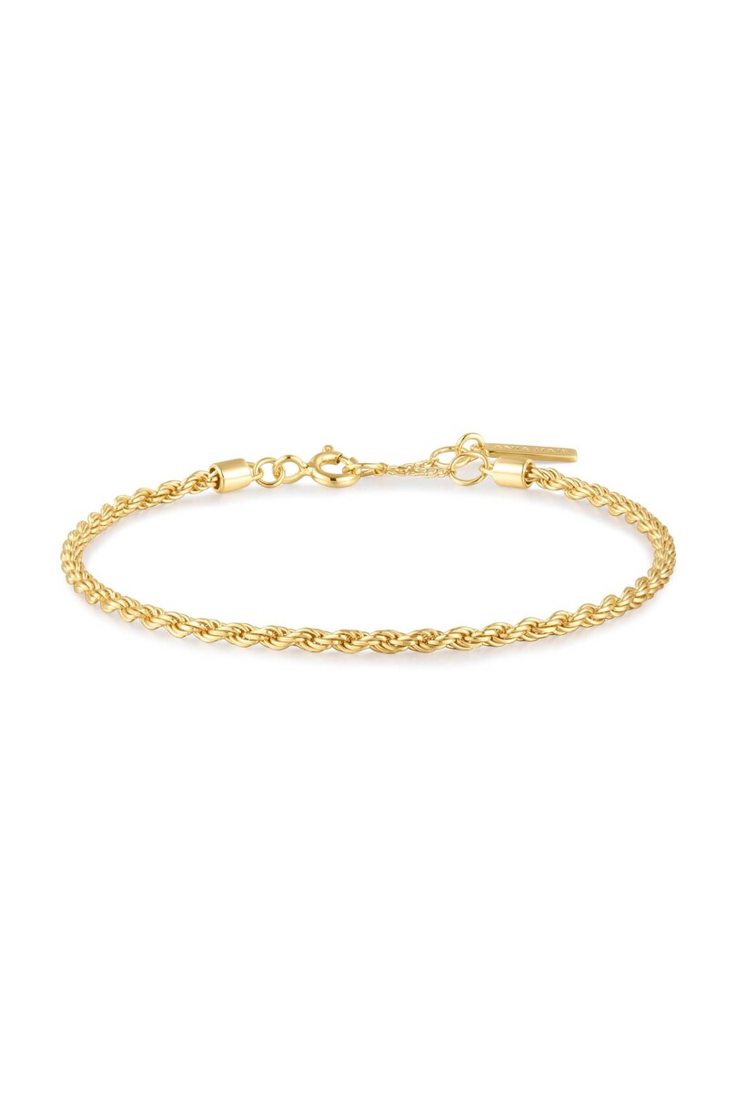 Gold Rope Twist Bracelet