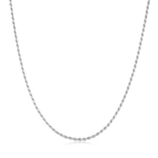 Koord schakelketting zilver 45 cm