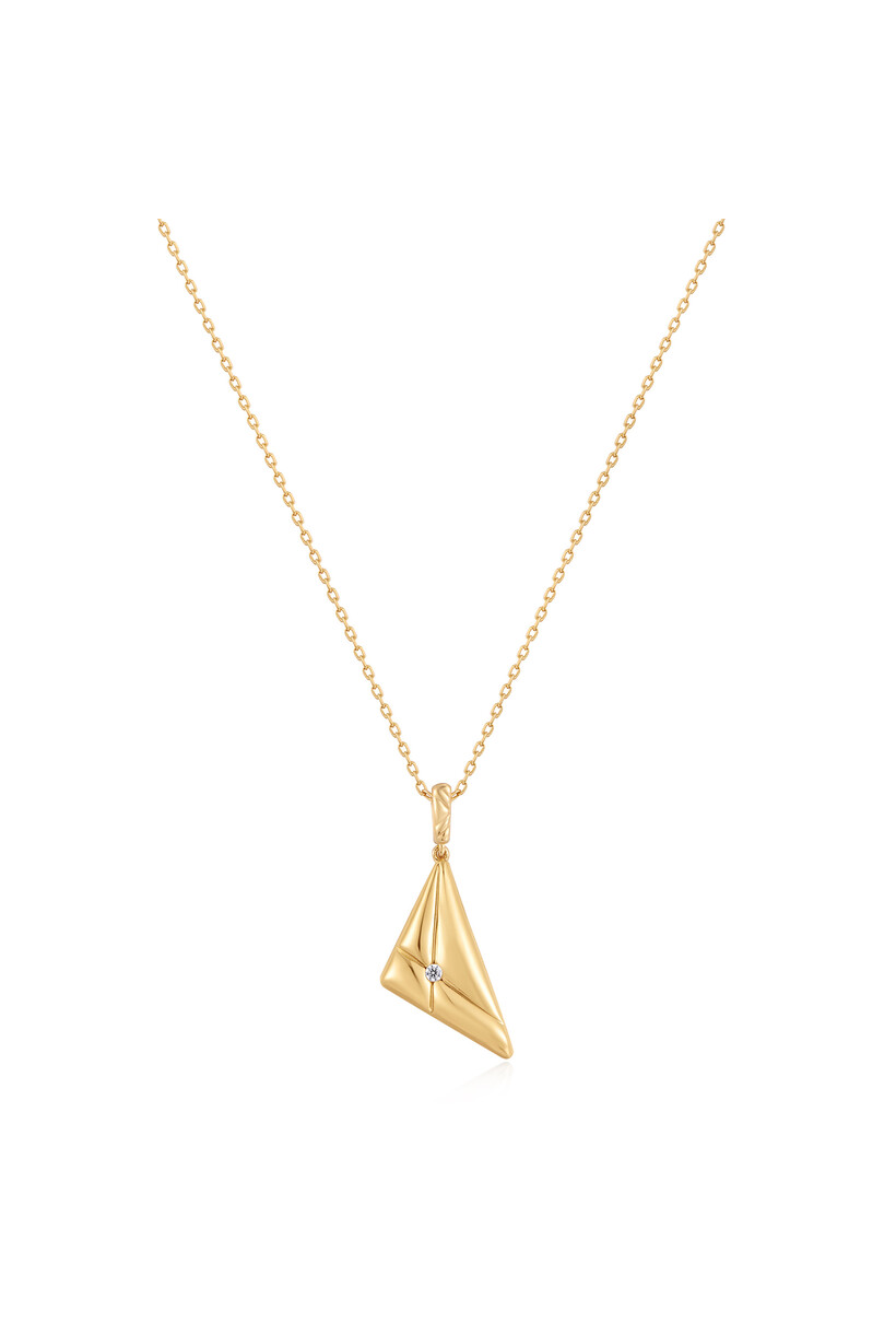Anker schakelketting goudverguld 50 cm
