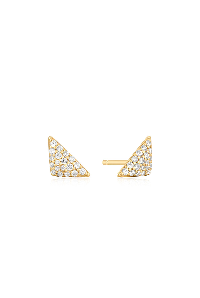 Gold Triangular studs