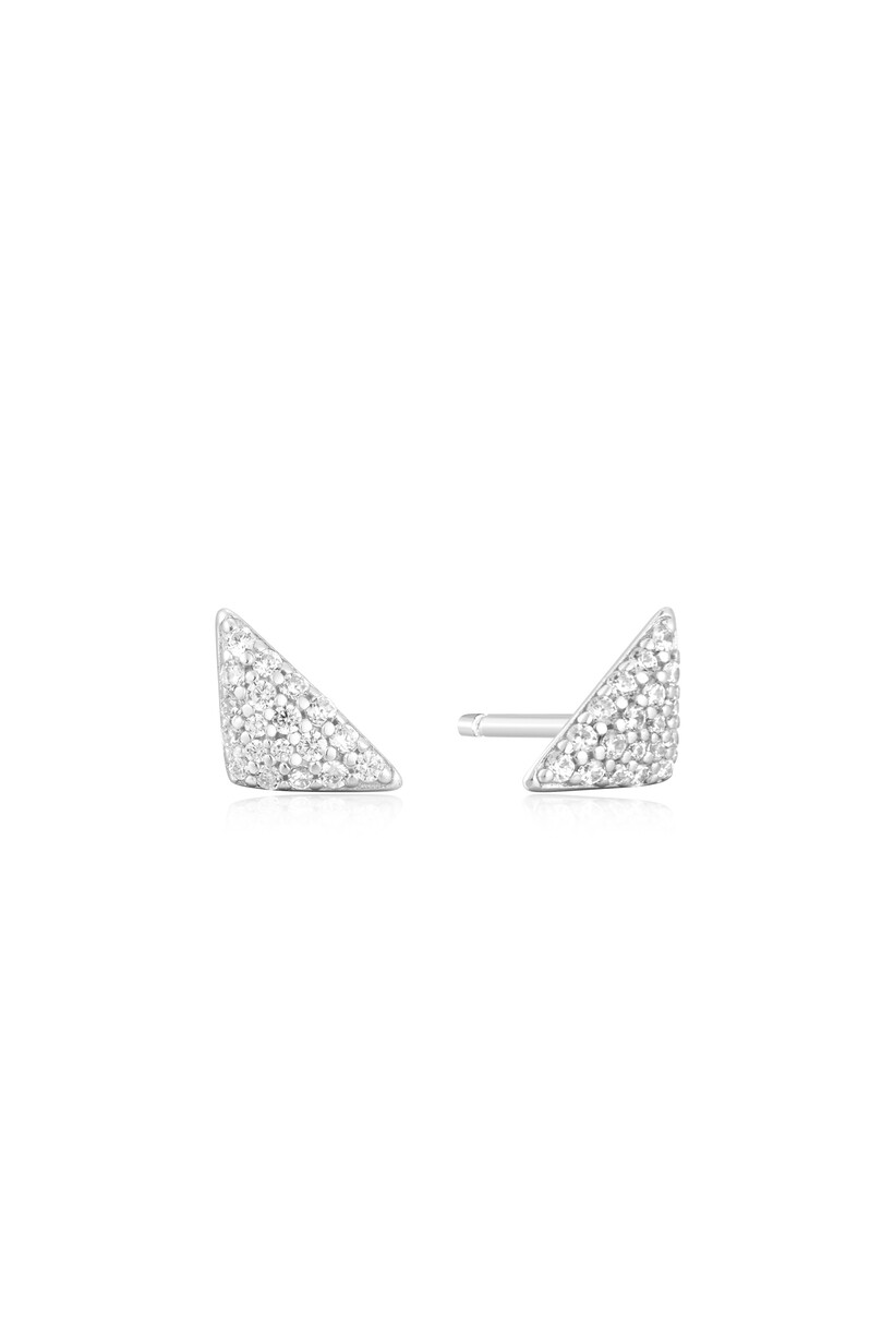 Silver Triangular studs