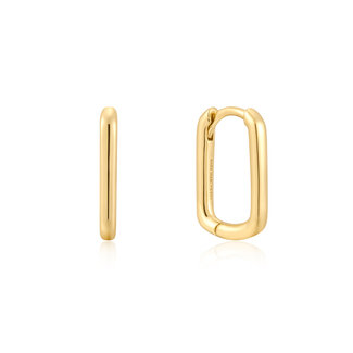 Oorring goudverguld 14 mm
