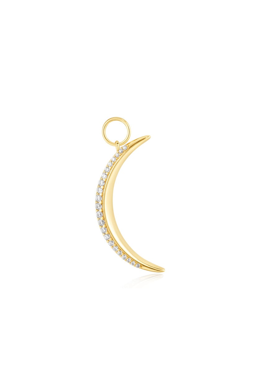 Pop Charms Gold Moon Oorbedel