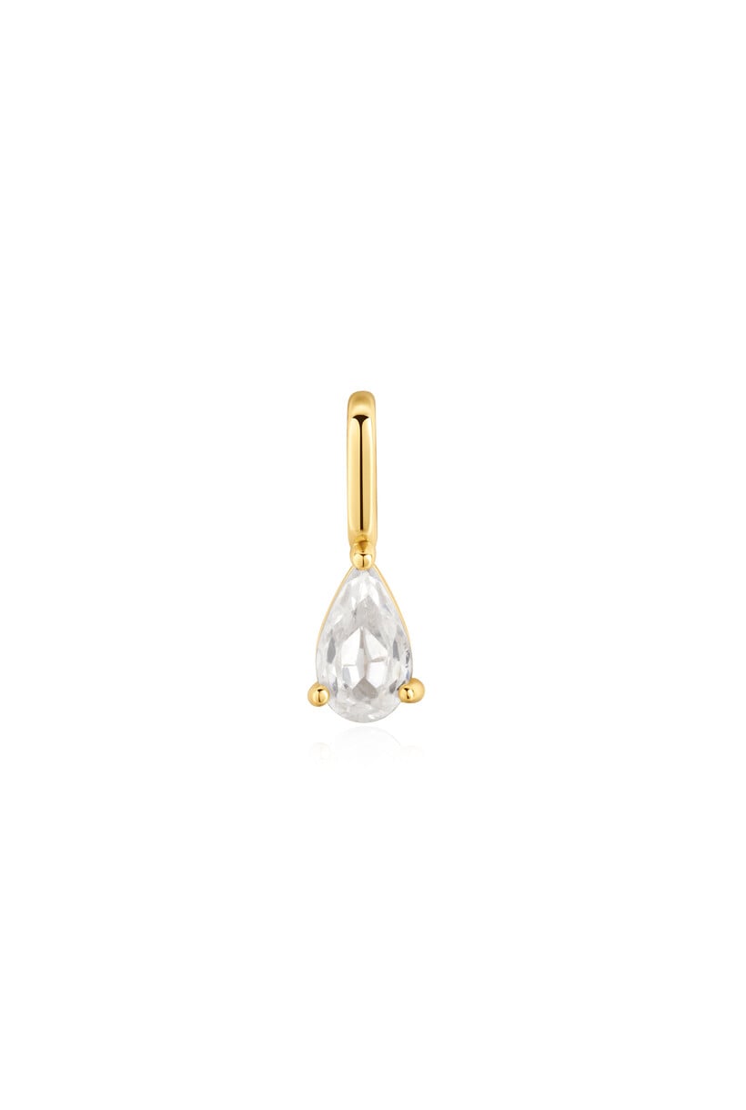 Pop Charms Gold Tear Drop Oorbedel