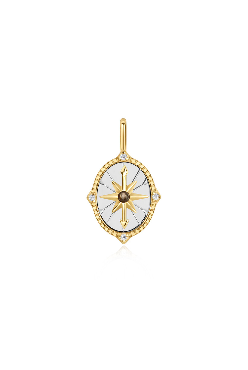 Pop Charms  2 Tone star Disc Charms