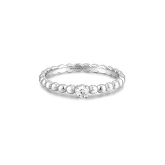 Minimalistische ring zilver maat 56