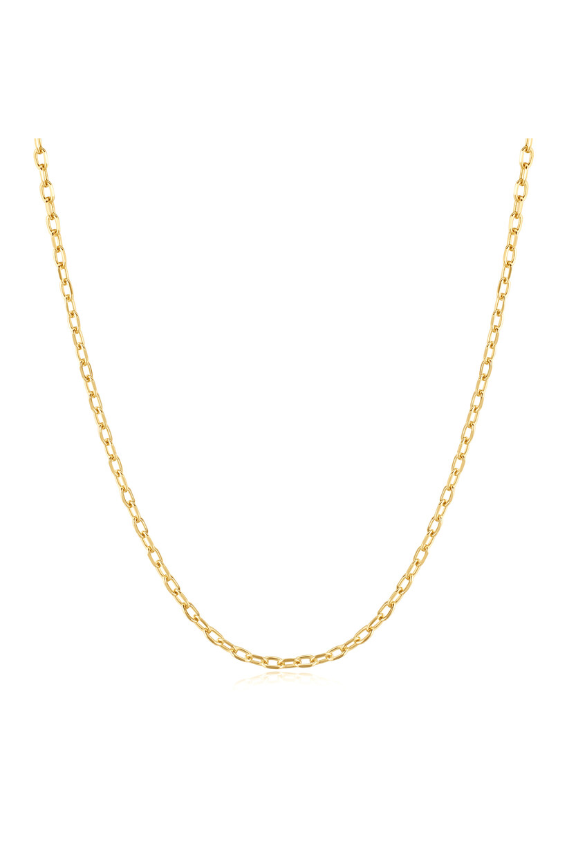 Anker schakelketting goudverguld 47,5 cm