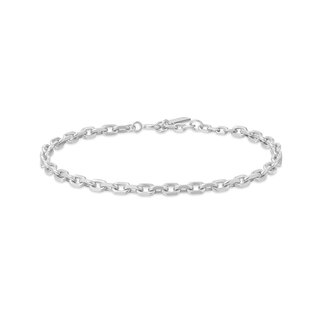 Anker schakelarmband zilver 18,5 cm