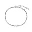 Zilveren anker schakelarmband 18,5 cm