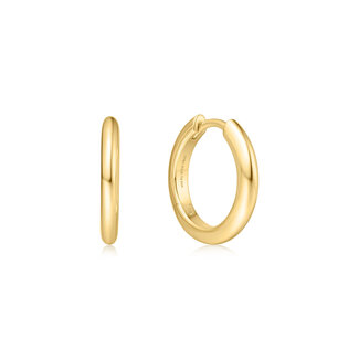 Oorring goudverguld 12 mm