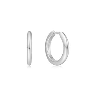 Oorring zilver 12 mm