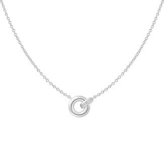 Geschakelde ketting zilver