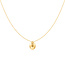 Goudvergulde ovale schakelketting 50 cm