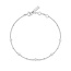 Zilveren anker schakelarmband 18,5 cm