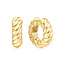 Goudvergulde oorring 9 mm