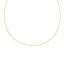 Goudvergulde anker schakelketting 45 cm