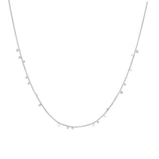 Anker schakelketting zilver 45 cm